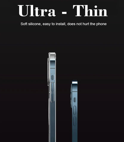 Hard Crystal Original Magnectic Case For iPhone 13 12 11 14 15 16Pro Max XSMAX XR SE 7 8Plus For Magsafe Wireless Charging Cover