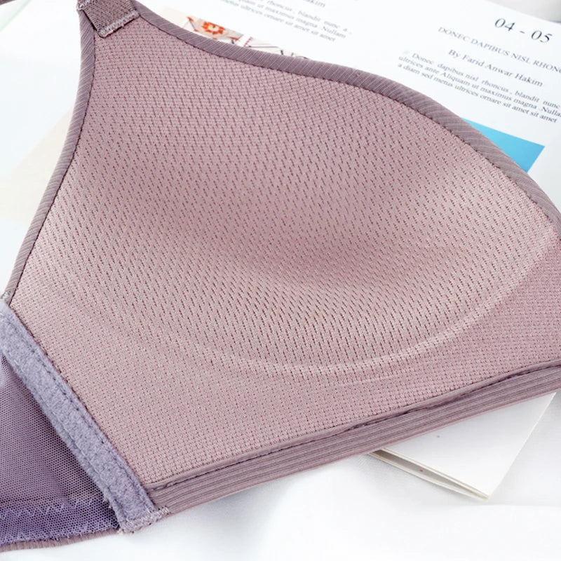 Seamless Bras for Women Push Up Bras No Wire Brassiere A B Cup Underwear Sexy Bralette Three Quarters(3/4 Cup)  Lingerie