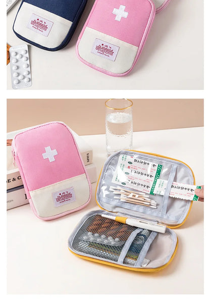3 Pcs/set Portable Medical Storage Bag Camping Emergency First Aid Kit Organizer Home Outdoor Travel Bag