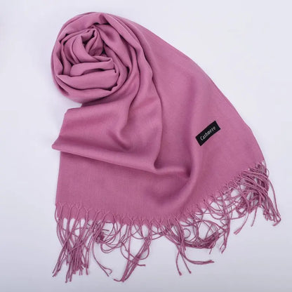 Leather Powder Autumn and Winter New Solid Color Scarves Wholesale for Men and Women 120g Single Color Headband Shawl