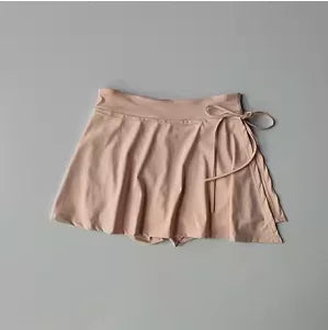 Sports Yoga Skirt Badminton Tennis Skirt Pants Half-Body Quick Drying Pocket Skirt Side Split Strap Skirt Pants for Outwear