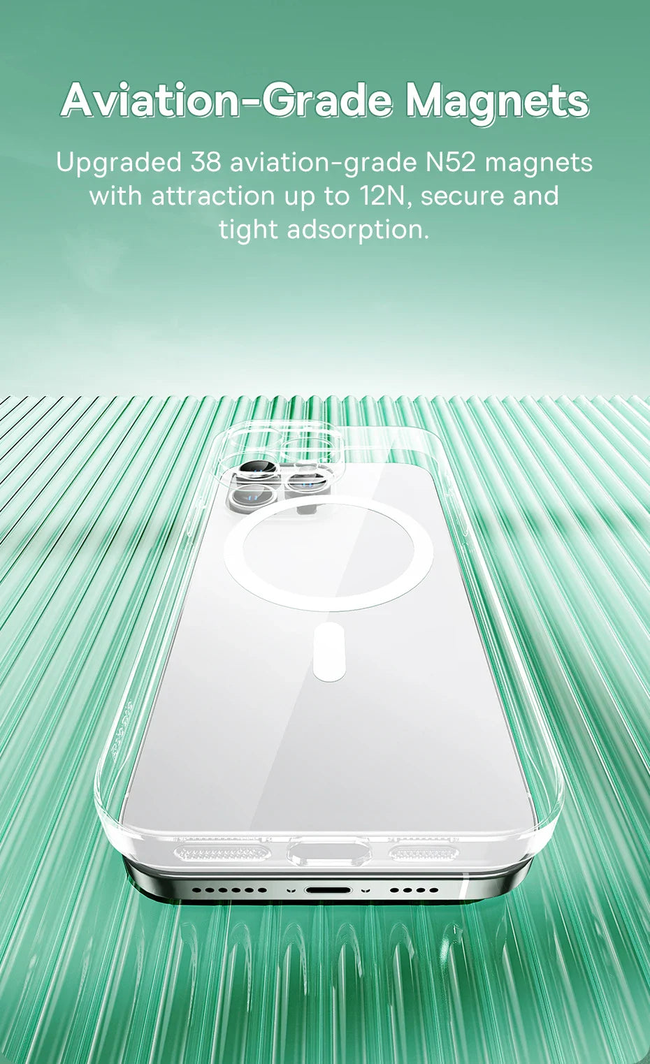 Baseus Magnetic Phone Case for iPhone 15 14 13 12 11 Pro Max Wireless Charging Cover For iPhone 15 14 Pro Max Magnet Clear Case
