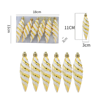 Candy Decorations for Christmas Tree,Red And Gold Candy Cane,Pine Cones,Christmas Home Decoration 2025,Xmas Tree Ornament