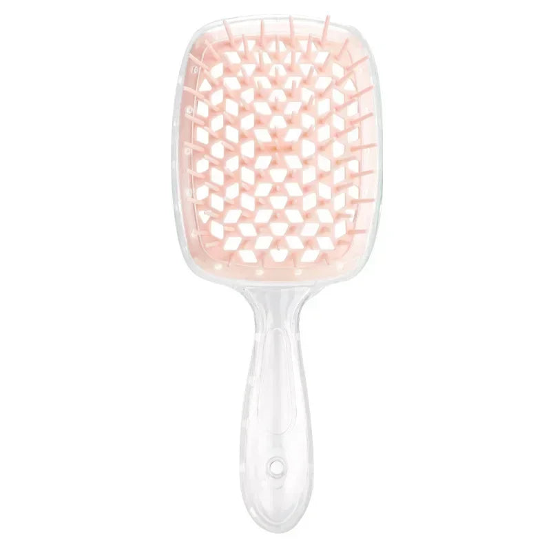 Tangled Hair Comb Detangling Hair Brush Massage Combs Hollow Out Wet Curly Hair Brushes Barber Comb Salon Hair Styling Tools