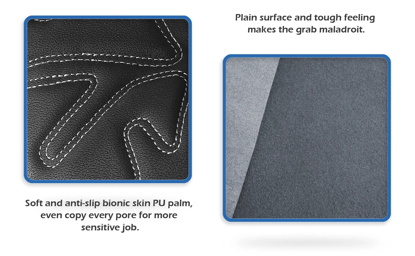 1 Pair High Dexterity Work Gloves for Men and Women - Touch Screen Compatible, Excellent Grip for Multipurpose Use