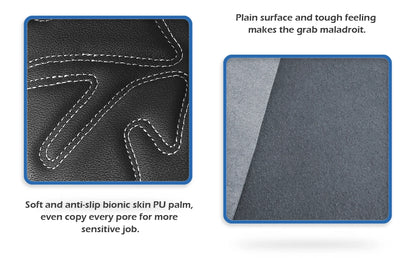 1 Pair High Dexterity Work Gloves for Men and Women - Touch Screen Compatible, Excellent Grip for Multipurpose Use