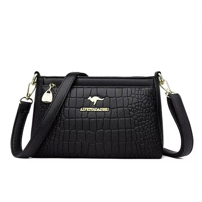 Women Embroidery Tote Bag High Quality Leather Ladies Handbags 2024 Women Shoulder Bag Small Crossbody Bags For Women Sac a Main