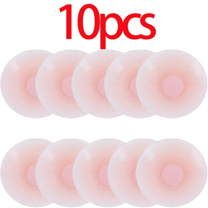 Reusable Breast Petals Lift Invisible Silicone Bra-less Pasties Pad Nipple Cover Invisible Petal Adhesive Stick on Bra for Women