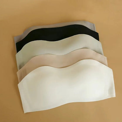 Sexy Seamless Tube Top Bra Invisible strapless Bras Women Underwear thin Non slip Push up Bralette Wireless Female Lingerie