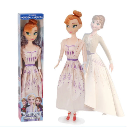 Frozen 2 Elsa Anna Figure Princess Doll Toys Snow Queen Children Girls Toys Elsa Dolls Clothes for Dolls Children Christmas Gift