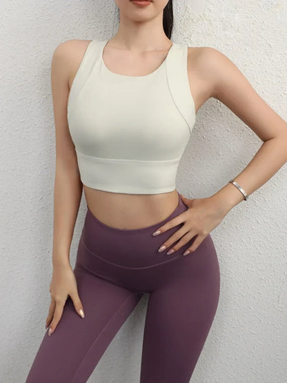 Sexy Women's Sports Bra Top Women Tight Elastic Gym Sport Yoga Bras Crop Top Yoga Clothes Stretch Women Sports Underwear