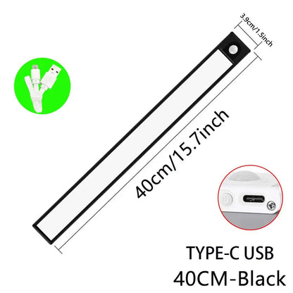 Night Light Led Light Under Cabinet Light Motion Sensor night light Closet Light Cabinet Kitchen Lighting Magnetic night light