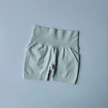 Peach Hip Lifting Sports Shorts Women High Waist and Waist Tightening Slimming Running Hip Speed Drying Three Point Tight Pants