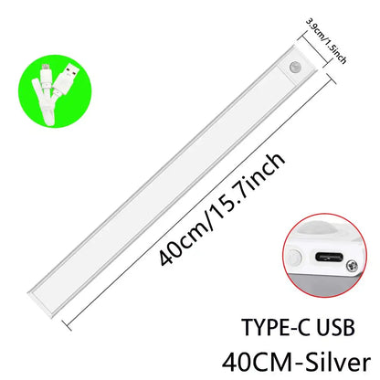 Night Light Led Light Under Cabinet Light Motion Sensor night light Closet Light Cabinet Kitchen Lighting Magnetic night light