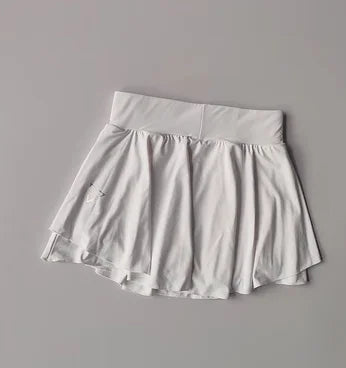 Sports Skirt Fake Two-Piece Running Skirt Womensummer Quick Drying Hip Covering Light Proof Breathable Tennis Yoga Skirt Pants