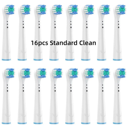 16/20PCS Brush Head nozzles for Oral B Electric Toothbrush Replacement Head Refill Sensitive Floss Cross Action for Oralb