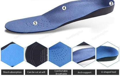Arch Support Insole for Feet Men Women Orthopedic Insoles for Shoes Comfortable Shock-absorbing Inserts Sport Running Shoe Sole