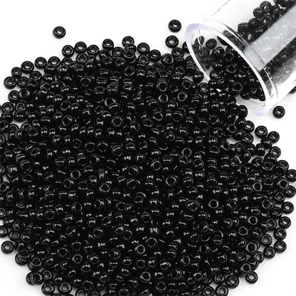 12Grams/Tube 2mm Metallic Seed Beads Japanese Round Glass Seedbeads For DIY Needlework Dress Adornment Sewing 1200pcs