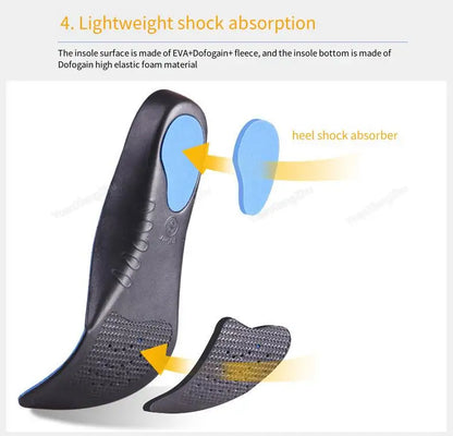 Arch Support Insole for Feet Men Women Orthopedic Insoles for Shoes Comfortable Shock-absorbing Inserts Sport Running Shoe Sole
