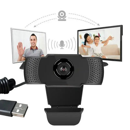 New 1080P Webcam Full HD Web Camera With LED Fill Light Microphone USB Plug Web Cam For PC Computer Mac Laptop Desktop Camera