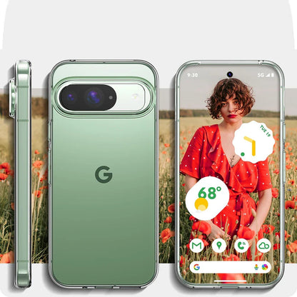 Silicone Soft Ultra Thin Case For Google Pixel 9 8A 8 7 7A 6A 6 Pro XL Clear Shell Transparent Back Cover For Google 8 A 9 XL