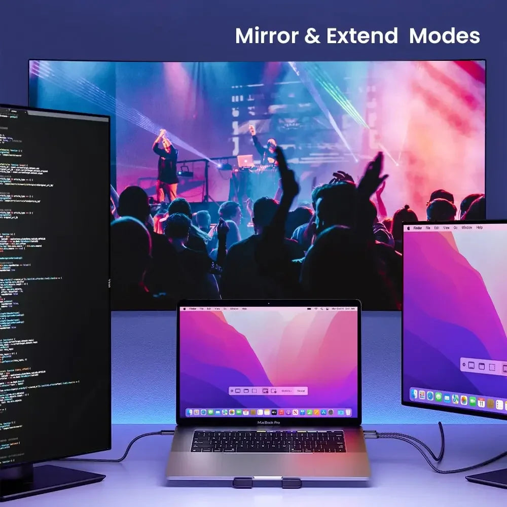 USB C to HDMI Cable 6.6ft 4K@60hz Braided Type-C to HDMI Cable Ultra High Speed Adapter Cable for MacBook Pixel iPad Dell