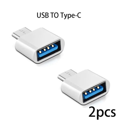 Mini Type C to USB Adapter 3.0 USB-C  Male OTG A Female Data Connector For MacBook Pro iPad Mini 6/Pro MacBook Air Type C Device