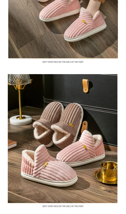 Asgard Classic Plush Slippers For Women Winter 2024 New Outdoor Fluffy Warm Boots Leisure Cotton Shoes Indoor Cozy Home Slides