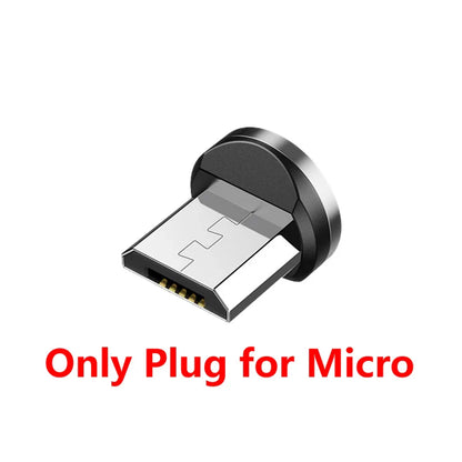 AUFU LED Magnetic USB Charging Cable USB Type C Phone Cable Magnet Phone Charger Micro USB For iPhone 11 12 Pro Max For Xiaomi