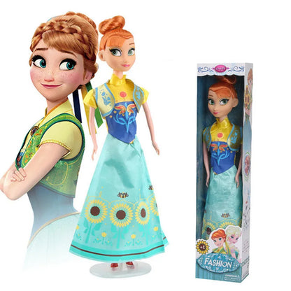 Frozen 2 Elsa Anna Figure Princess Doll Toys Snow Queen Children Girls Toys Elsa Dolls Clothes for Dolls Children Christmas Gift