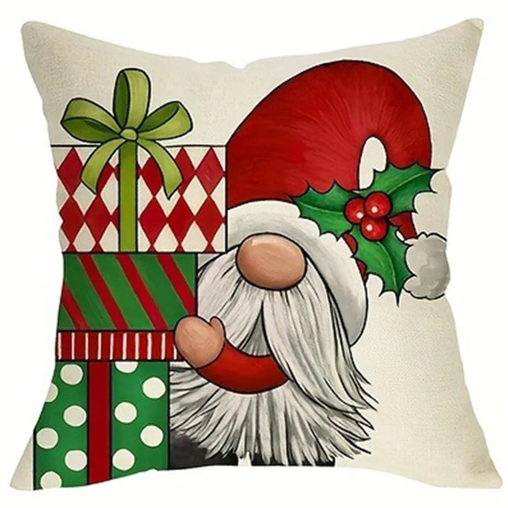 Christmas decoration pillowcase Merry Christmas New Year Gift Christmas Dwarf Pillow Cover Home Room Sofa Cushion Cover