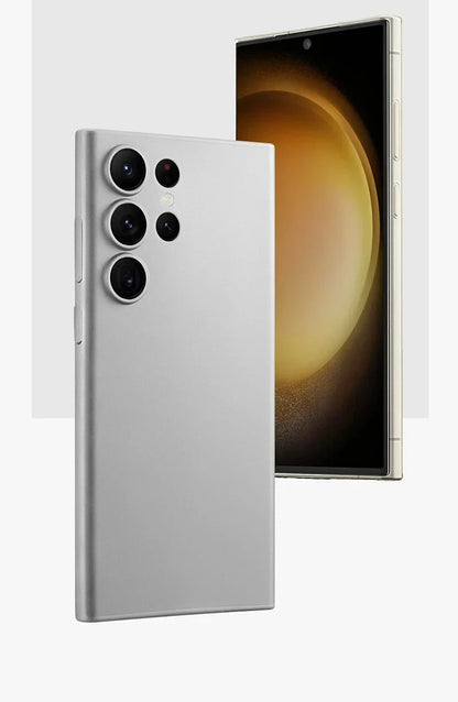 UltraThin 0.3mm shockproof transparent Outer case For Samsung Galaxy S24 Ultra Plus Solid Color Clear Frosted Matte PP Hard Case