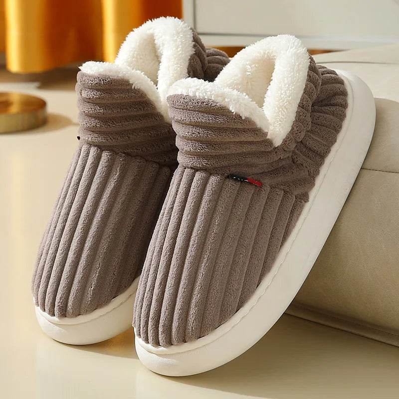 Asgard Classic Plush Slippers For Women Winter 2024 New Outdoor Fluffy Warm Boots Leisure Cotton Shoes Indoor Cozy Home Slides