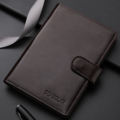 Stylish Travel Passport Bag Multi-Card Card Holder Portable Multi-Function Men's Wallet