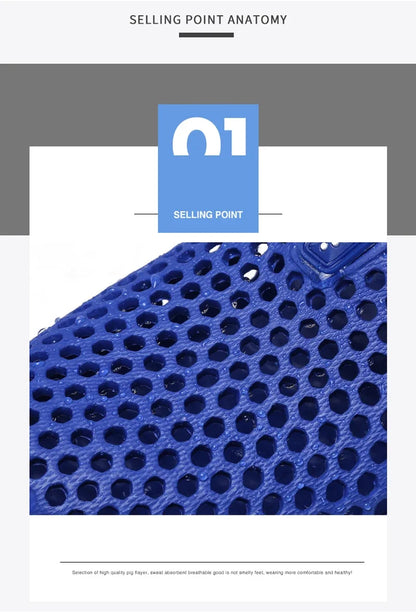 YRZL Mens Slippers Beach Shoes Unisex Hollow Outdoor Casual Men Beach Sandal Flip Flops Shoes Non-slip Size 36-45 Mens Slippers