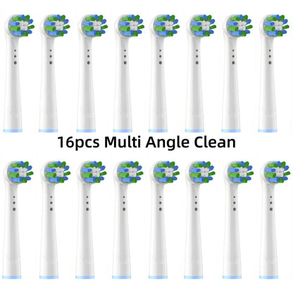16/20PCS Brush Head nozzles for Oral B Electric Toothbrush Replacement Head Refill Sensitive Floss Cross Action for Oralb