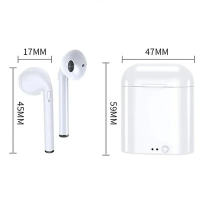 I7 MINI Wireless Bluetooth Earphone Stereo Earbuds Headset Sports Wireless Headphones With Charging Box For All Smart Phone