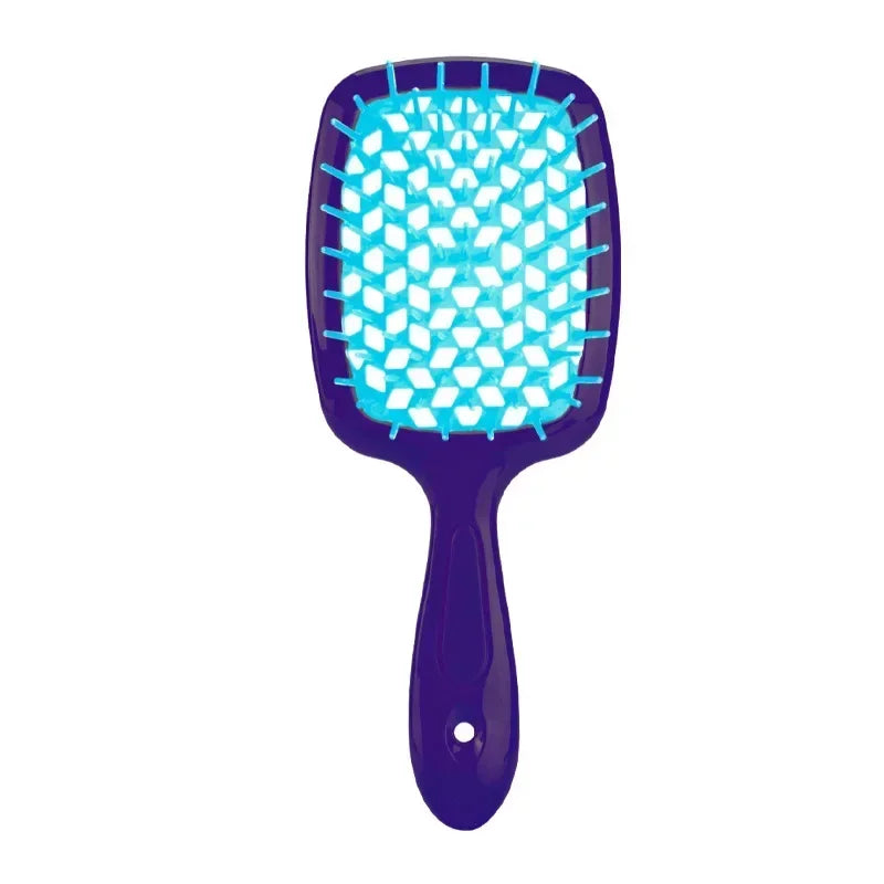 Tangled Hair Comb Detangling Hair Brush Massage Combs Hollow Out Wet Curly Hair Brushes Barber Comb Salon Hair Styling Tools