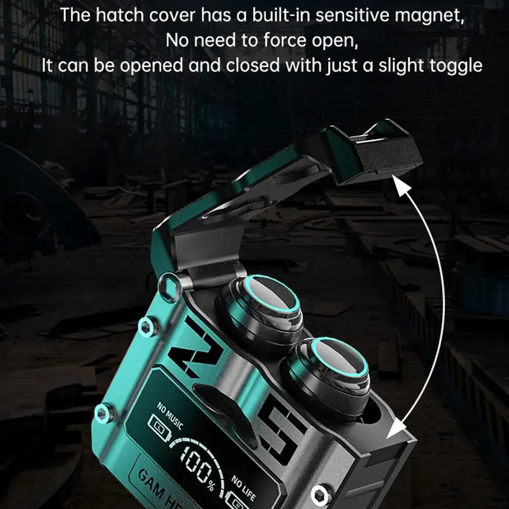 NEW M25 TWS Wireless Bluetooth-compatible 5.2 Headset Digital Reduction Earphone Noise Display Gaming Binaural for xiaomi iphone