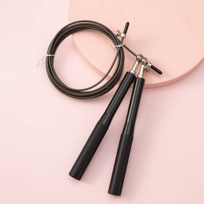 Steel wire skipping rope fitness sports equipment bearings skipping rope middle school students training aluminum alloy