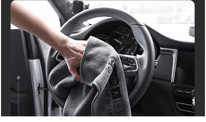 High-end Microfiber Auto Wash Towel Car Cleaning Drying Cloth Hemming Car Care Cloth Detailing Car Wash Towel