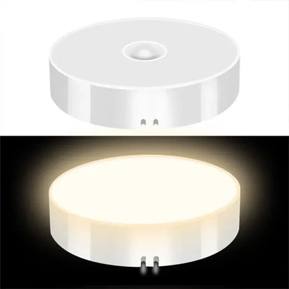 Motion Sensor LED Night Light USB Rechargeable Night Lamp For Kitchen Cabinet Wardrobe Lamp Staircase Wireless LED Closet Light
