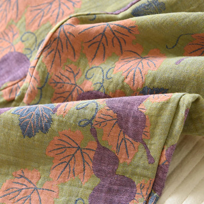 Japanese Spring and Autumn New Women's Pajama Set 100% Cotton Vintage Long Sleeved Pants Two Piece Set for Home Furnishings