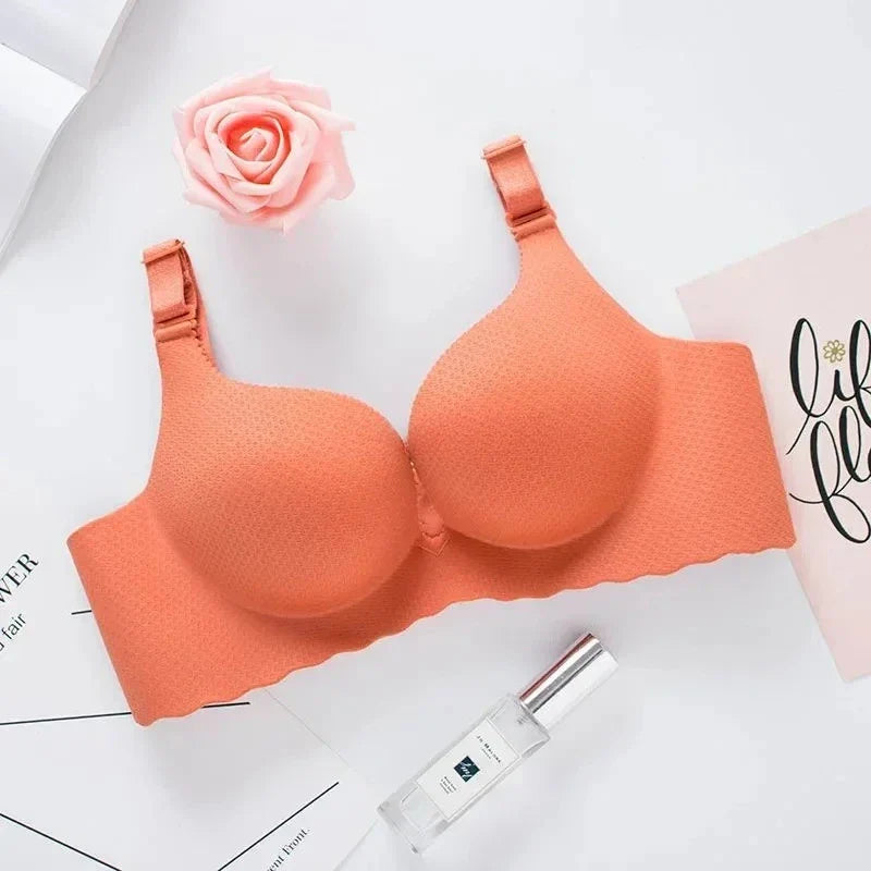 2025 New Extreme Push Up Bra 8cm Pads Small Bust Double Cup Padding Wireless Adjustable Plunge Bra Seamless Lift & Natural Shape