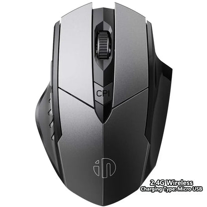 Bluetooth Compatible Mouse Rechargeable 2.4G INPHIC PM6 Wireless Mouse Office Mute Support PC Laptop Tablet Smartphone Universal