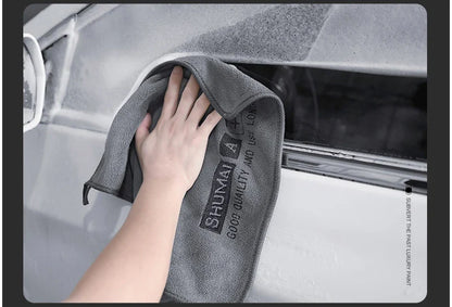 High-end Microfiber Auto Wash Towel Car Cleaning Drying Cloth Hemming Car Care Cloth Detailing Car Wash Towel