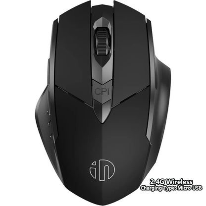 Bluetooth Compatible Mouse Rechargeable 2.4G INPHIC PM6 Wireless Mouse Office Mute Support PC Laptop Tablet Smartphone Universal