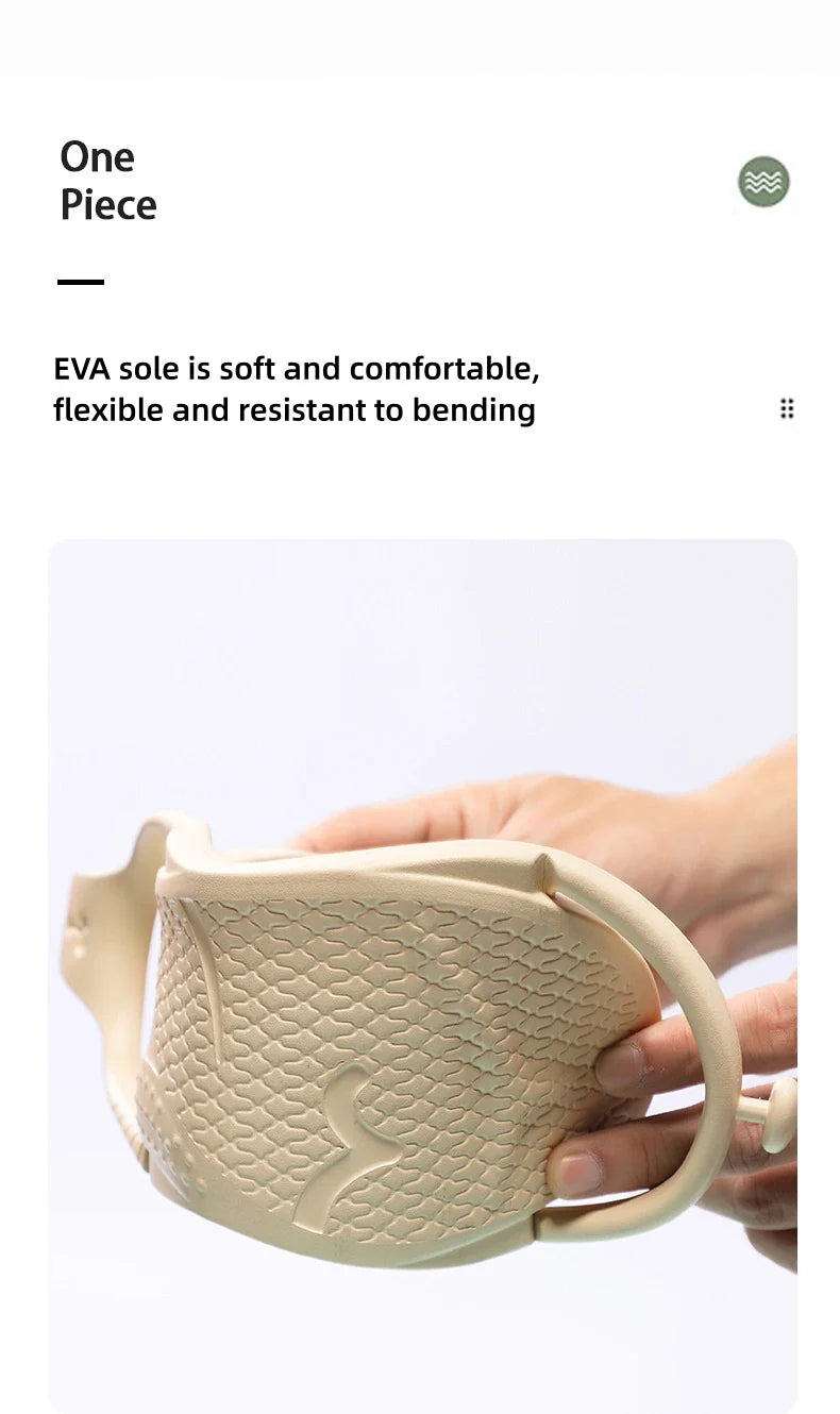 Folding Slippers Trip Travel Portable Slides Women Men Light Home Hotel Salon Homestay Guest Use Sandals Bathing Beach Shoes