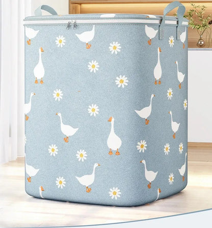 1Pc Pouch Storage Bag Organizer Used To Store Daily Necessities Foldable Waterproof Material High-Capacity