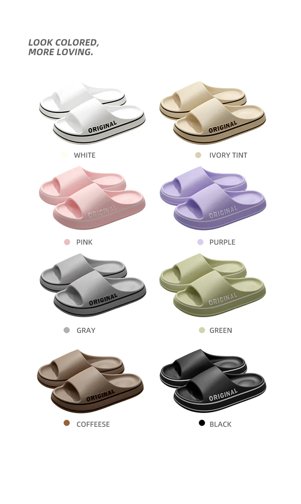 Feslishoet Women Letter Slippers Beach Slides Solid Color Mens Thick Sole Indoor Bathroom Anti Slip Shoes Summer Couple Sandals